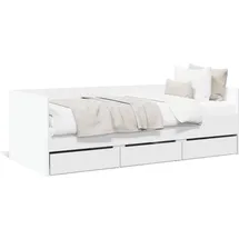 vidaXL Brooke 90 x 190 cm Weiß