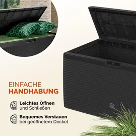 CASARIA Gartenbox 290L 117 x 47 x 60 cm Anthrazit