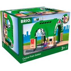 BRIO® Spielzeugeisenbahn-Gebäude Brio World Eisenbahn Gebäude Neuer Hauptbahnhof mit Ticketautomat 2 Teile 33649