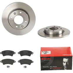 BREMBO Bremsensatz, Scheibenbremse vorne rechts links voll 247mm für PEUGEOT CITROËN 4246A5 425152 E172103 1420-55055