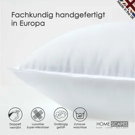 Homescapes Füllkissen 55 x 55 cm Weiß