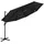 vidaXL Sonnenschirm 300 x 300 cm Schwarz