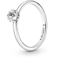 Pandora 190026C01 Damen-Ring Silber Himmlisch Funkelnder Stern, 58/18,5