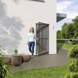 Primaster Insektenschutz-Tür 100 x 210 cm Anthrazit