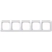 Merten Rahmen 5fach aktivweiß glänzend