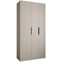 abiks möbel Drehtürenschrank COMO 120 x 245,5 x 40 cm Schwarz