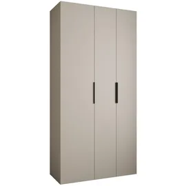 abiks möbel Drehtürenschrank COMO 120 x 245,5 x 40 cm Schwarz