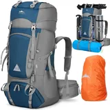 luxuskollektion Trekkingrucksack 60L blau