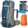 luxuskollektion Trekkingrucksack 60L blau