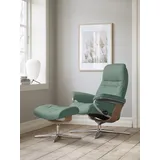 Stressless Stressless® Relaxsessel »Sunrise«, mit Cross Base, Größe S, M & L, Holzakzent Eiche, grün