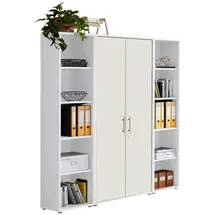 moebel-dich-auf TABOR Aktenschrank 172x185x33 cm Weiß