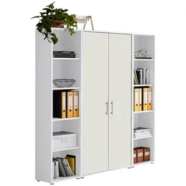 moebel-dich-auf TABOR Aktenschrank 172x185x33 cm Weiß