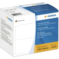 HERMA Frankier-Etiketten 130x40mm doppelt VE=16x1000 Stück