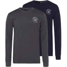 H.I.S. Langarmshirt grau XL