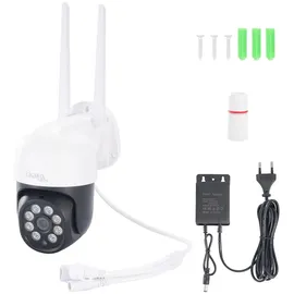 casativo-tech 2er-Set WLAN Outdoor Überwachungskamera 2K Weiß