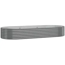 vidaXL Hochbeet 249 x 100 x 36 cm Grau