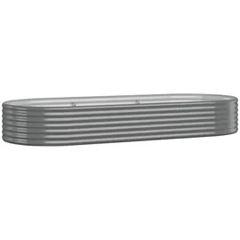 vidaXL Hochbeet 249 x 100 x 36 cm Grau