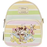 Funko Loungefly Disney Mickey & Friends Rainbow Stripes Convertible Mini Backpack & Crossbody Bag – WDBK1271