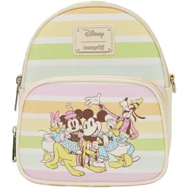Funko Loungefly Disney Mickey & Friends Rainbow Stripes Convertible Mini Backpack & Crossbody Bag – WDBK1271