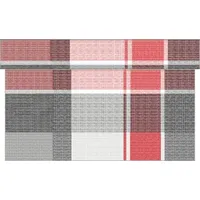 Sovie HOME Tischläufer Marc in Rot-Schwarz aus Linclass® Airlaid,