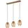 rl live your light Bidar 3-flg. E27 60 cm Metall beige