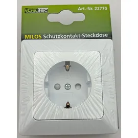 ChiliTec Schuko-Steckdose Unterputz Weiß