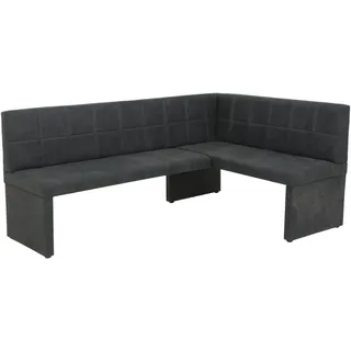 Hela Eckbank Melanie, Bezug Microfaser Vintageoptik, Langer Schenkel Links, B200x140xH90cm