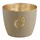 Giftcompany Windlicht Madras Muschel Eisen Braun/Gold