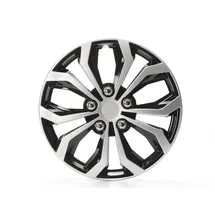 CARTREND Daytona 14 Zoll 4 Stück Schwarz/Silber