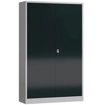 Classix Stahlschrank X-530388 anthrazit, lichtgrau 120,0 x 60,0 x 194,5 cm, aufgebaut