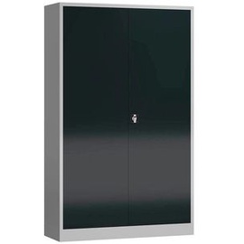 Classix Stahlschrank X-530388 anthrazit, lichtgrau 120,0 x 60,0 x 194,5 cm, aufgebaut