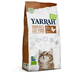 Yarrah Katze Trockenfutter weizenfrei - Huhn & Fisch (MSC) bio 800g