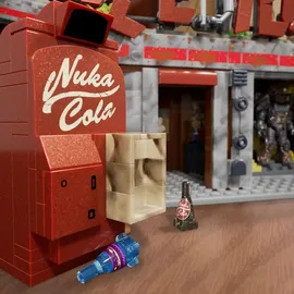 Mattel Fallout Red Rocket Bauspielzeug-Set mit 2 Figuren (824 Teile)