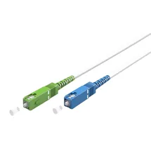 goobay 59626 Glasfaserkabel FTTH OS2 White, (Simplex)