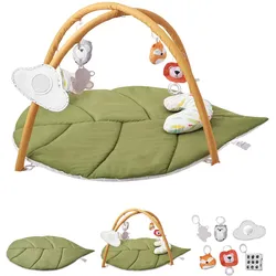 VEVOR Spieldecke Erlebnisdecke Spielbogen 6 sensorische Spielzeuge 109x85x54cm