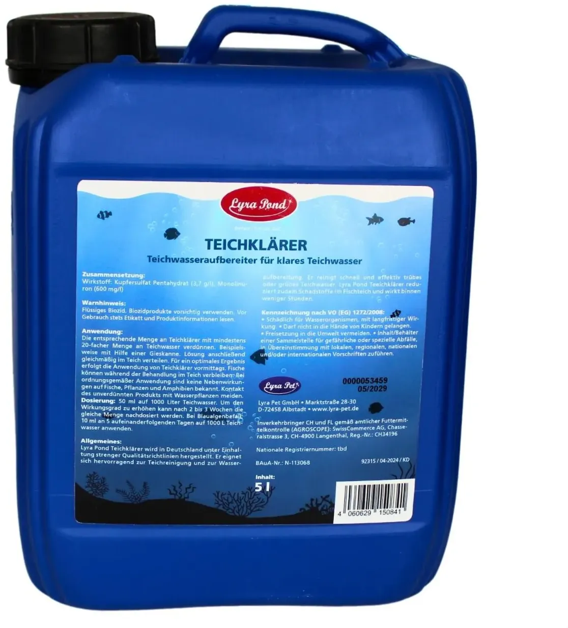 5 L Lyra Pond® Teichklärer