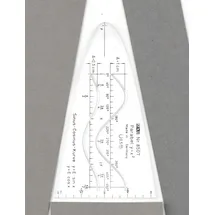 Möbius + Ruppert M + R Parabelschablone transparent