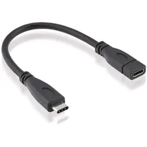 Roline USB-C 0,15 m Schwarz