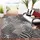 Sanat Floral Outdoor Teppich 120 x 170 cm Grau