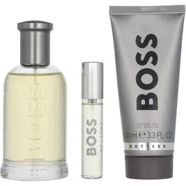 HUGO BOSS Boss Bottled Eau de Toilette 100 ml + Shower Gel 100 ml + Eau de Toilette 10 ml Geschenkset