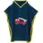 Playshoes Bademantel Handtuch Unisex Kinder,Feuerwehr,L (ab ca. 4 Jahre)