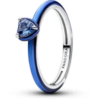 Pandora 193088C03 Damenring Silber Blaues Chakra Herz 64/20,4