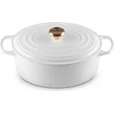 Le Creuset Signature Bräter 31 cm oval weiß