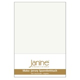 JANINE 5007 Mako-Feinjersey 180 x 200 - 200 x 200 cm ecru