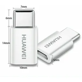 Huawei USB-C auf Micro USB Adapter Weiß
