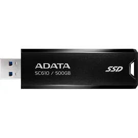 A-Data Adata SC610 (1000 GB, USB-A), USB Stick, Schwarz