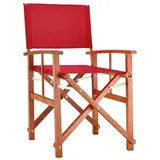 CASARIA Gartenstuhl Holz Klappbar 160kg Belastbar Bezug 30° Waschbar Armlehne Klappstuhl Garten Balkon Camping Wetterfest