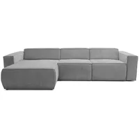 NEXT COLLECTION Ecksofa Modular DREAM SET 4, Ohne Schlaffunktion, HR-Schaum, Mehrzweckmöbel grau