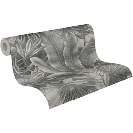 A.S. Création Dschungel Tapete 10,05 m x 0,53 m 0 g Grau/Beige 396473
