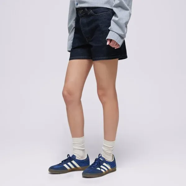 DICKIES SHORTS HIGH WAIST JEAN SHORTS W 5 INCH - Dunkelblau - 30